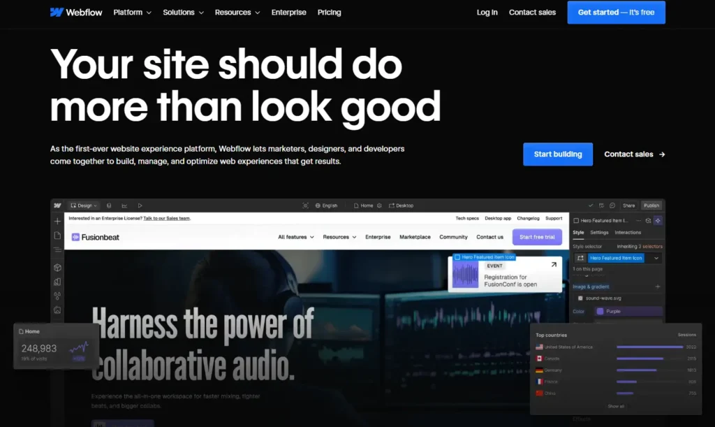 webflow miniature