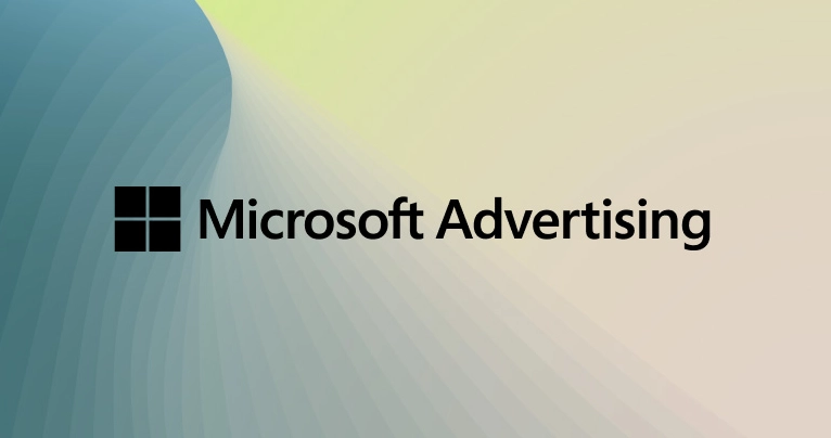 Logo de Microsoft Advertising en noir sur fond clair