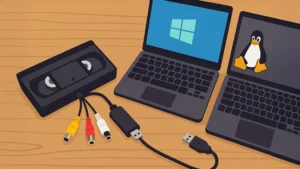 Numériser une cassette VHS avec un magnétoscope et un boîtier de capture vidéo sur ordinateur