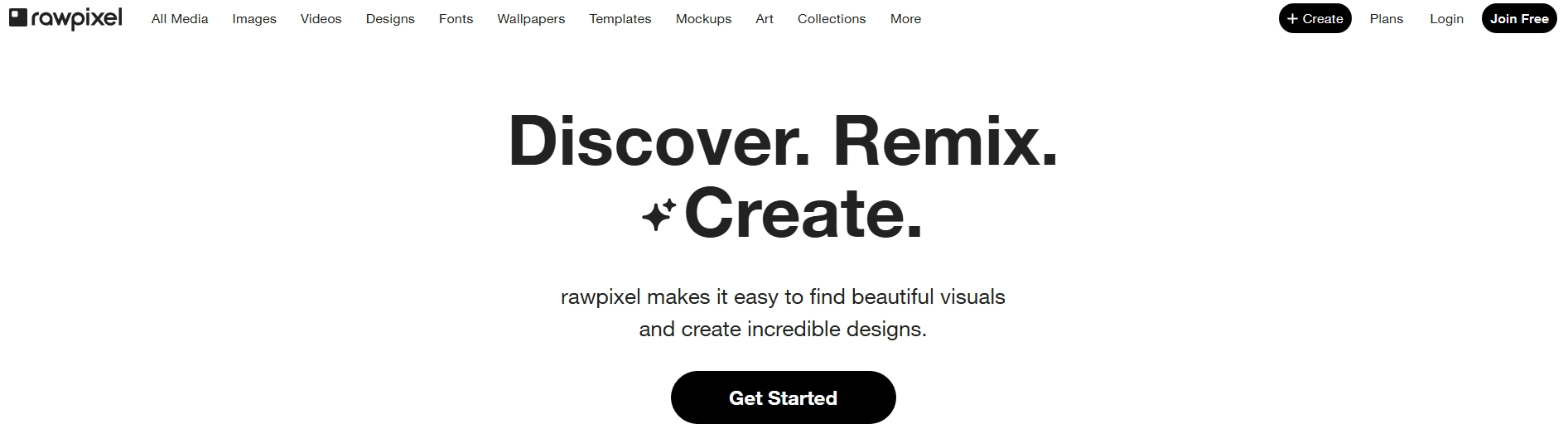 Capture d’écran du site Rawpixel, fichiers PSD, illustrations et photos libres de droit